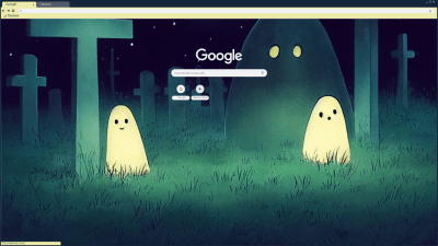 Halloween 2022 Cute Ghost theme for google chrome