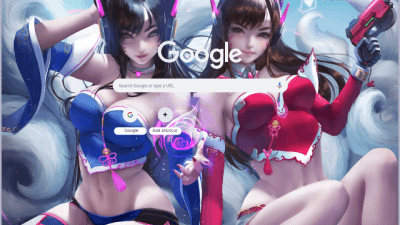 AHRI Y D.VA - OVERWATCH, LEAGUE OF LEGUENDS.