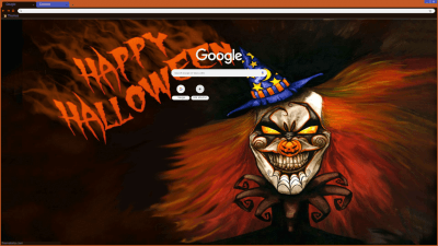 Witch Clown Happy Halloween