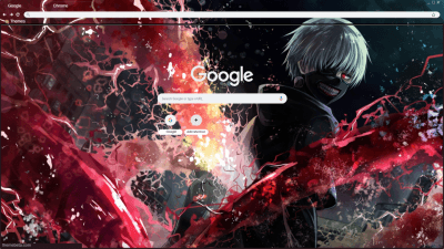 Kaneki Ken ( Tokyo Ghoul) [for Chrome and Microsoft Edge]