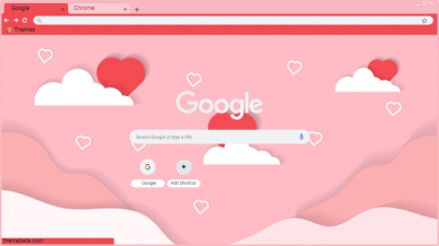 valentine's day wallpaper in paper style.