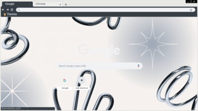 aesthetic y2k silver spiral chrome theme ⋆｡˚