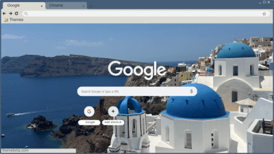 Santorini Blue Dome