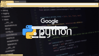 Python Theme for Google Chrome