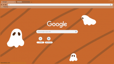 Little october ghosts minimalism theme