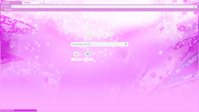 Pink Background with Sparkly Wings Theme