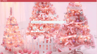 Pink Christmas Trees