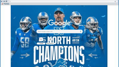 2023 Detroit Lions NFC North Champs