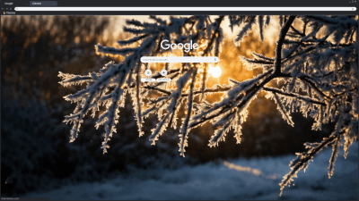 Frosty tree