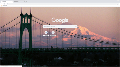 St Johns Bridge with Mt Hood