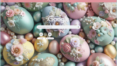 Pastel Floral Easter Eggs 4