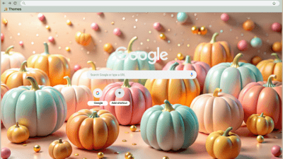 Pastel pumpkins