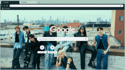 Stray kids ot8 chrome bg