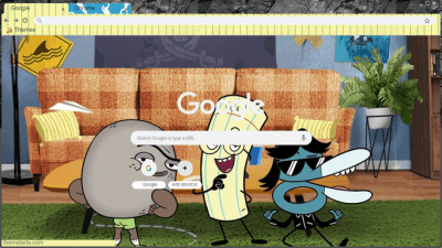 Rock, Paper, Scissors Google Chrome Theme