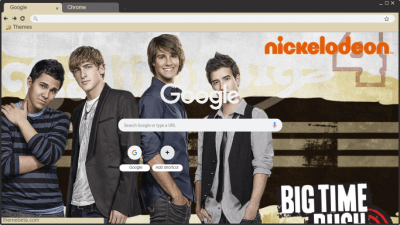 Big Time Rush Google Chrome Theme