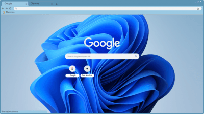 Chrome Blue Windows 11 Theme