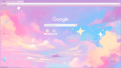 dreamy pastel starry night