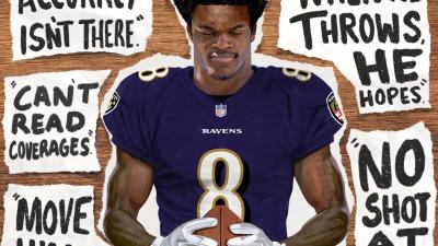 larmar jackson on the ravens.