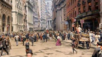 Fifth Avenue, New York, USA,Old, America,1900 