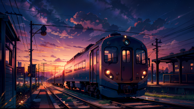 Anime Train Wallpaper Desktop