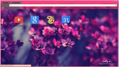 Pink Goyard Chrome Theme - ThemeBeta