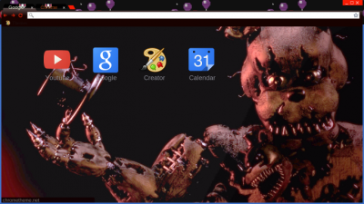 Fnaf2 Toy & withered Freddy reverse textures Chrome Theme - ThemeBeta