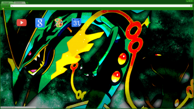 Mega Rayquaza Wallpaper Chrome Theme - ThemeBeta