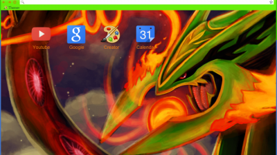 Mega Rayquaza Wallpaper Chrome Theme - ThemeBeta