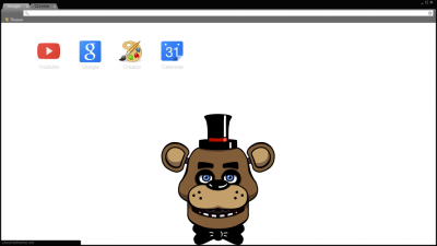 Fnaf2 Toy & withered Freddy reverse textures Chrome Theme - ThemeBeta