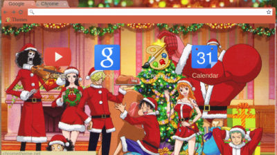 anime # navidad #red #kawaii Chrome Themes - ThemeBeta