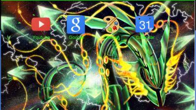 Mega Rayquaza Wallpaper Chrome Theme - ThemeBeta