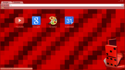 Roblox Gaming Red Dominoes Chrome Themes Themebeta - red domino crown roblox