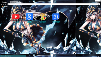 League Of Legends Ashe Chrome Themes Themebeta