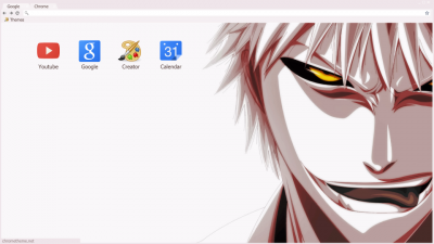 Ichigo y Ulquiorra Vasto Lorde Chrome Theme - ThemeBeta