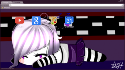 Five Nights at Freddy's - The Puppet- Marrionette Anime Chrome Theme -  ThemeBeta