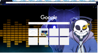 all Sans! AUs!! Chrome Theme - ThemeBeta