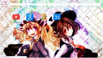 Kore wa Zombie Desu ka? x Sora no Otoshimono Chrome Theme - ThemeBeta