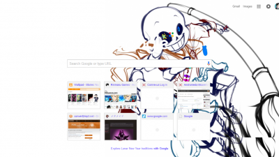 all Sans! AUs!! Chrome Theme - ThemeBeta