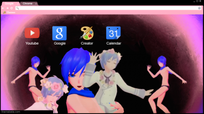 Vocaloid Kaito Chrome Themes Themebeta