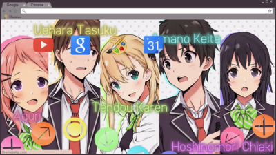 Characters - Mirai Nikki Chrome Theme - ThemeBeta