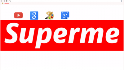 Supreme x Bape x Louis Vuitton Chrome Theme - ThemeBeta