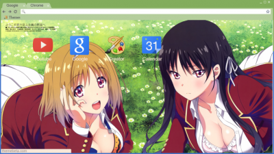 Youkoso Jitsuryoku Shijou Shugi no Kyoushitsu e Chrome Themes - ThemeBeta