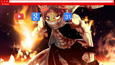 Natsu Dragon Force Chrome Theme - ThemeBeta