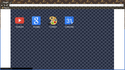 Louis Vuitton Chrome Theme - ThemeBeta