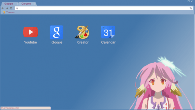 No Game No Life Chrome Themes Themebeta