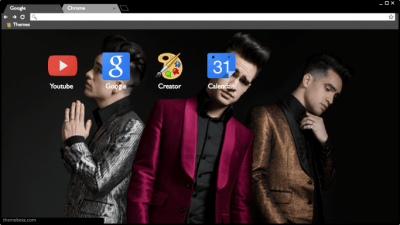 Panic At The Disco Chrome Themes Themebeta