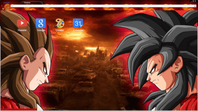Dragon Ball Z - Majin Buu Saga Chrome Theme - ThemeBeta