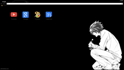 1680x1050 death note deathnote light l anime Chrome Themes - ThemeBeta