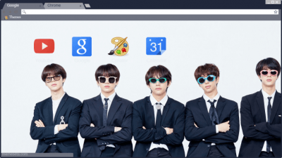 Bts Festa 18 Glasses Chrome Themes Themebeta