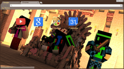 minecraft Chrome Themes - ThemeBeta